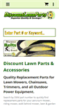 Mobile Screenshot of discountlawnparts.com